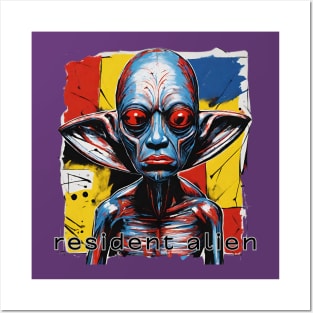 resident alien Posters and Art